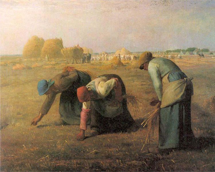 jean-francois millet The Gleaners, Spain oil painting art